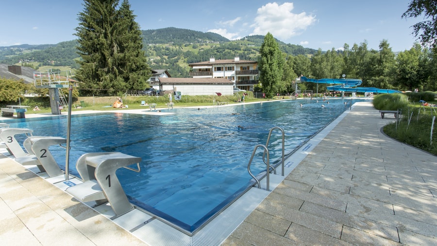 Geschichte: Schwimmbad Ilanz/Glion