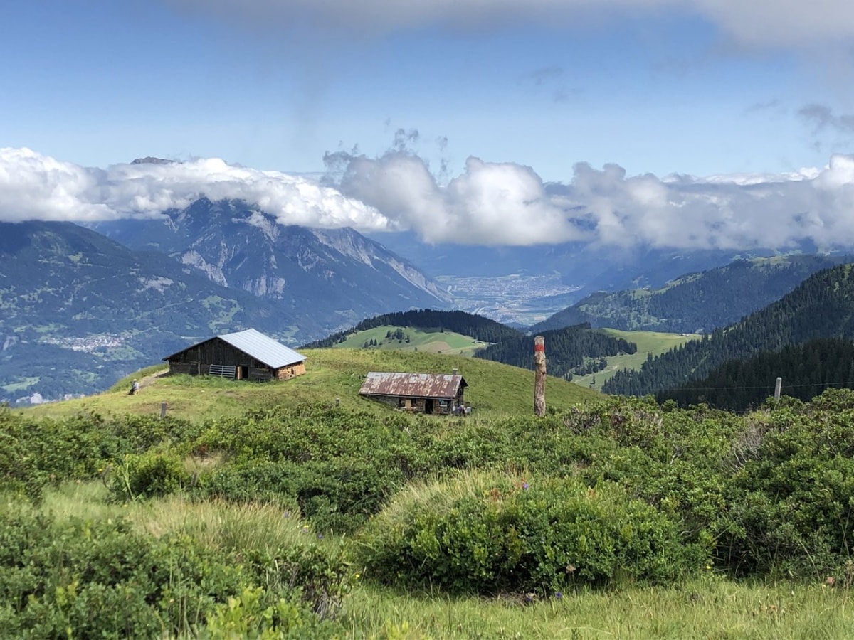 Geschichte: Dutjer Alp - Grossartige Aussicht