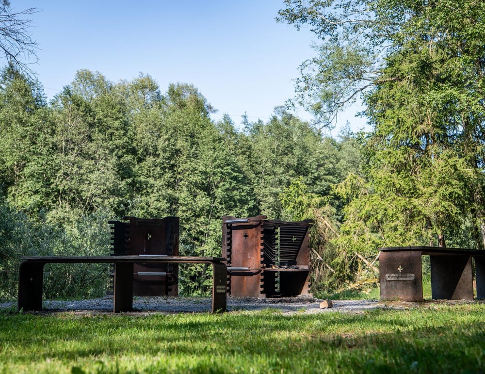 Feuerstelle in der Surselva