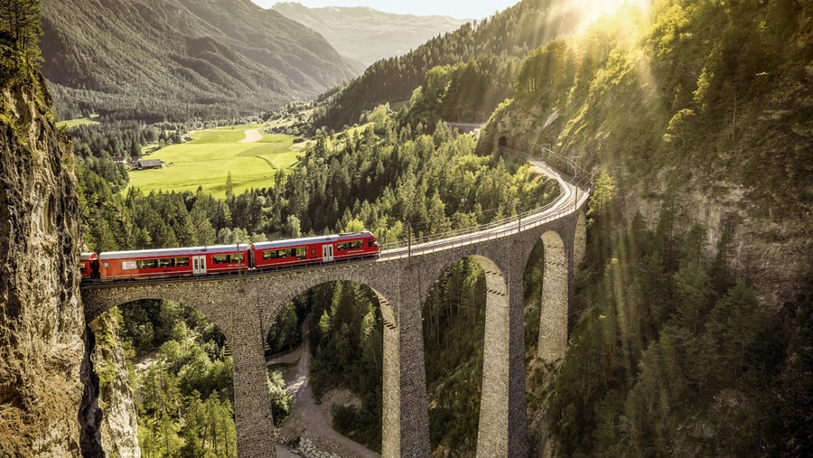 Geschichte: Landwasserviadukt