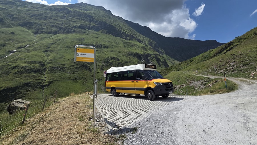 Geschichte: Bus Alpin Greina