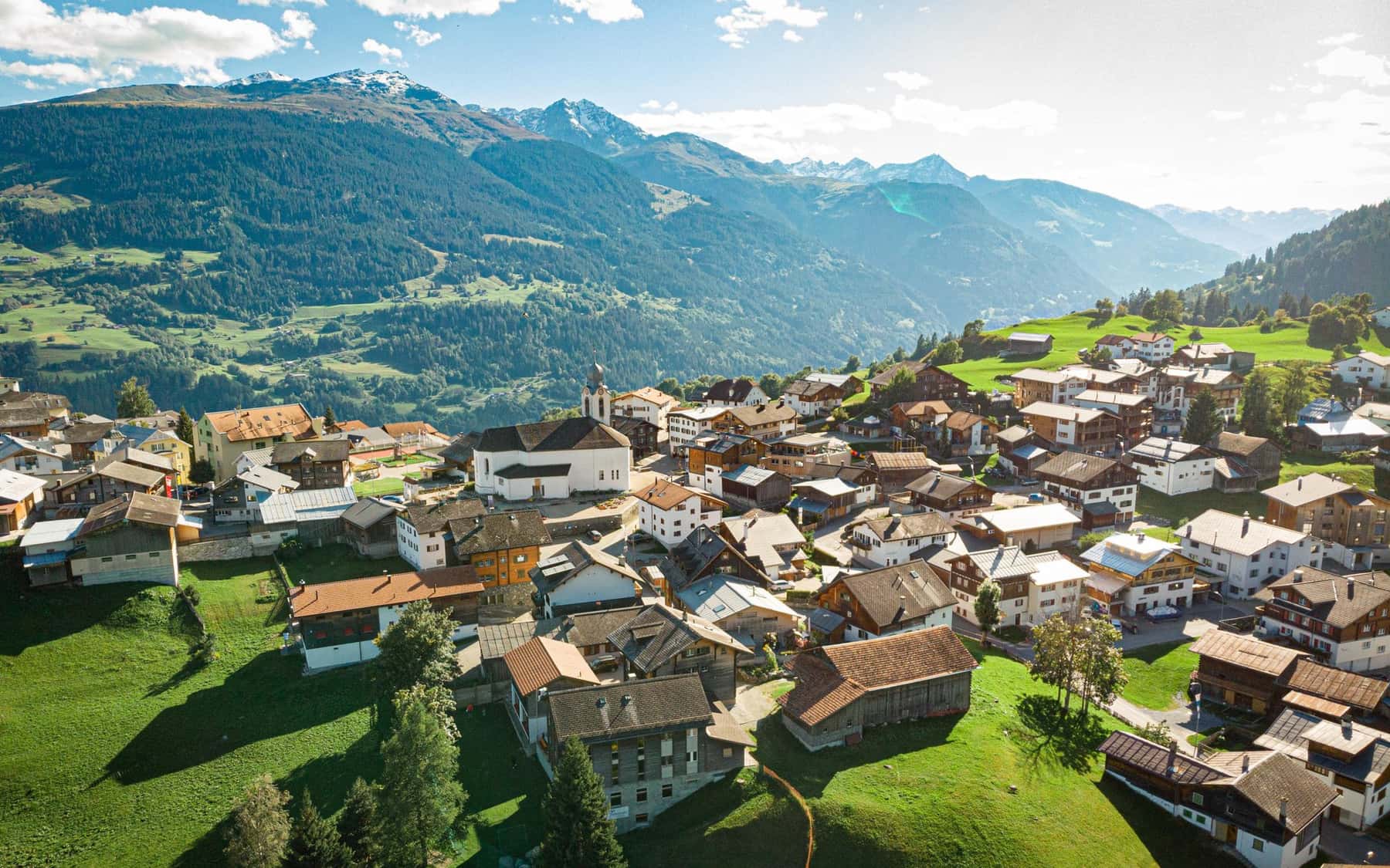 Breil/Brigels im Sommer