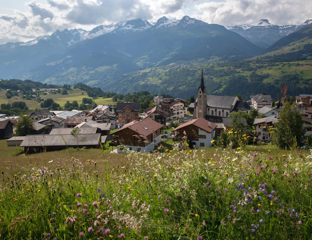 Obersaxen im Sommer
