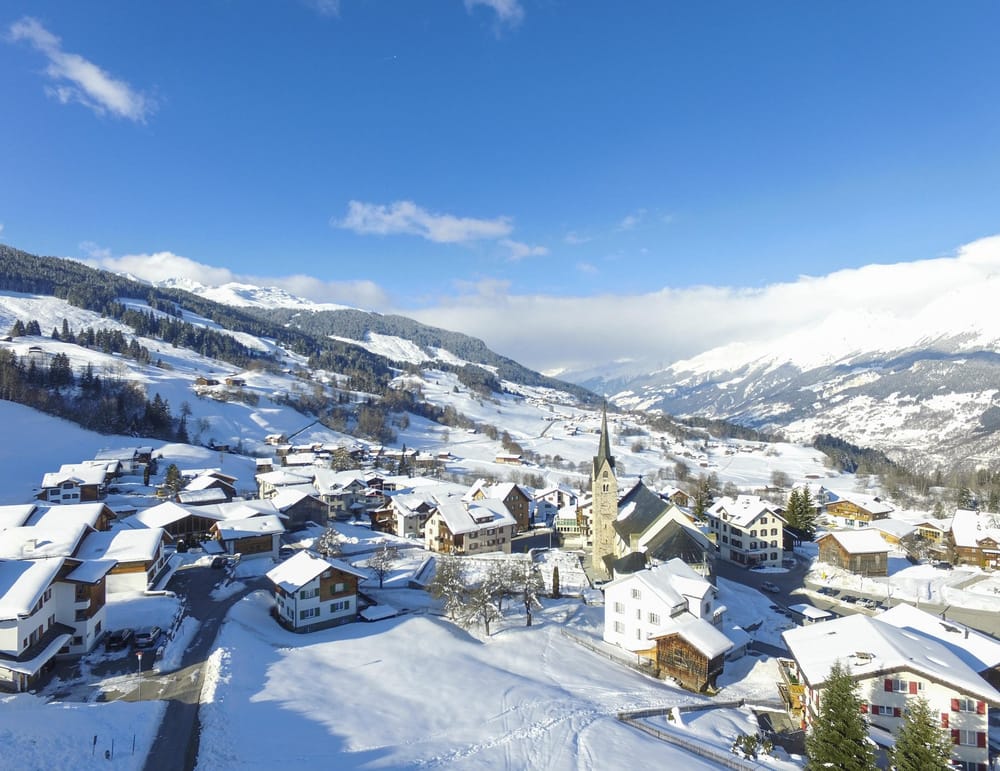 Obersaxen im Winter