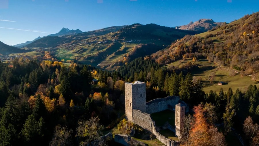 Geschichte: Burg Jörgenberg/Casti Munt Sogn Gieri, Waltensburg