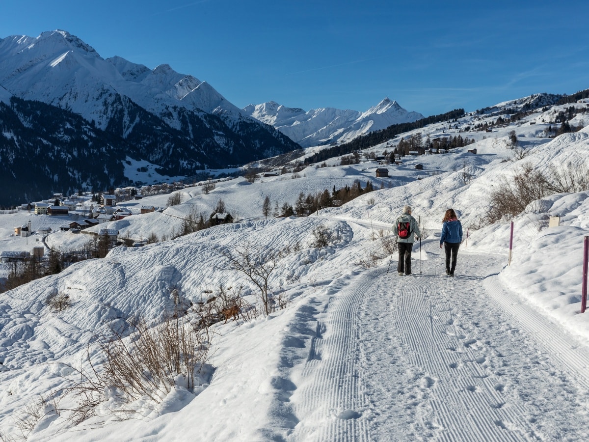 Geschichte: Winterwanderung Vella - Lumbrein