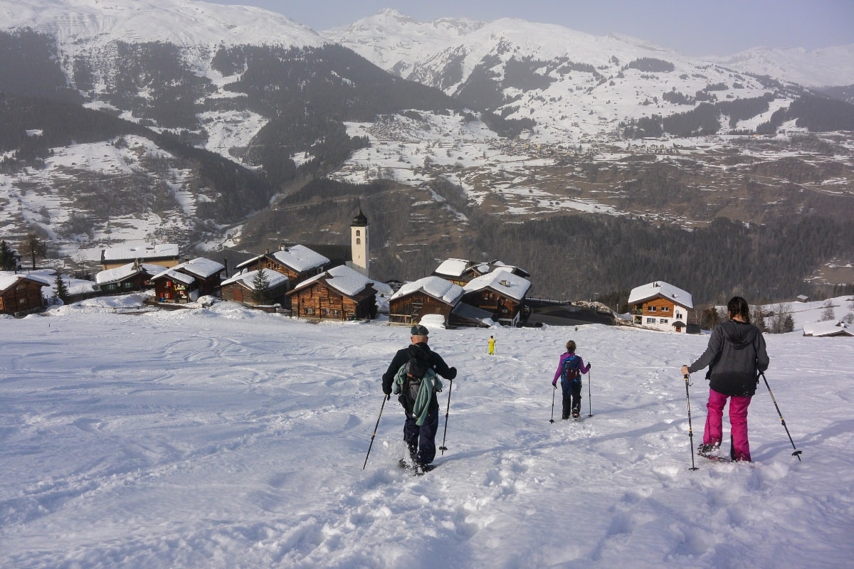 Geschichte: Signalisierter Schneeschuhtrail: St. Martin / Wasma